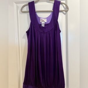Alice and Olivia ❤️ Scoop Purple Bubble Dress